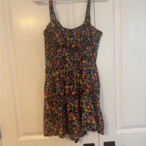 Wild Fable Multicolor Floral Button-Down Romper